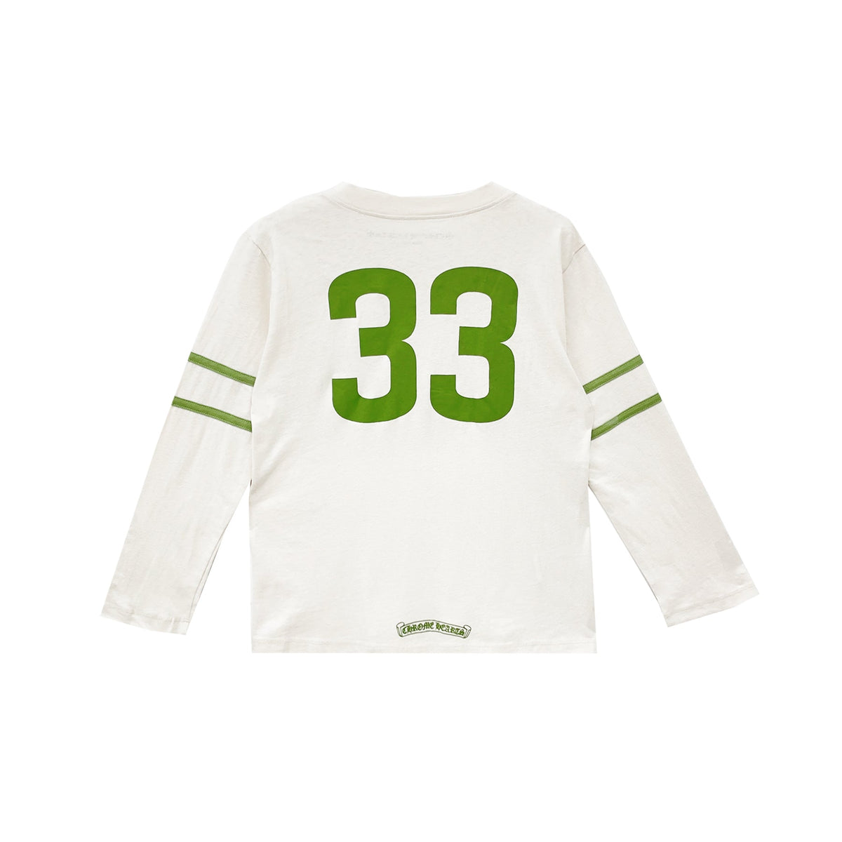 Chrome Hearts 33 Horseshoe Logo Long Sleeve Tee in White