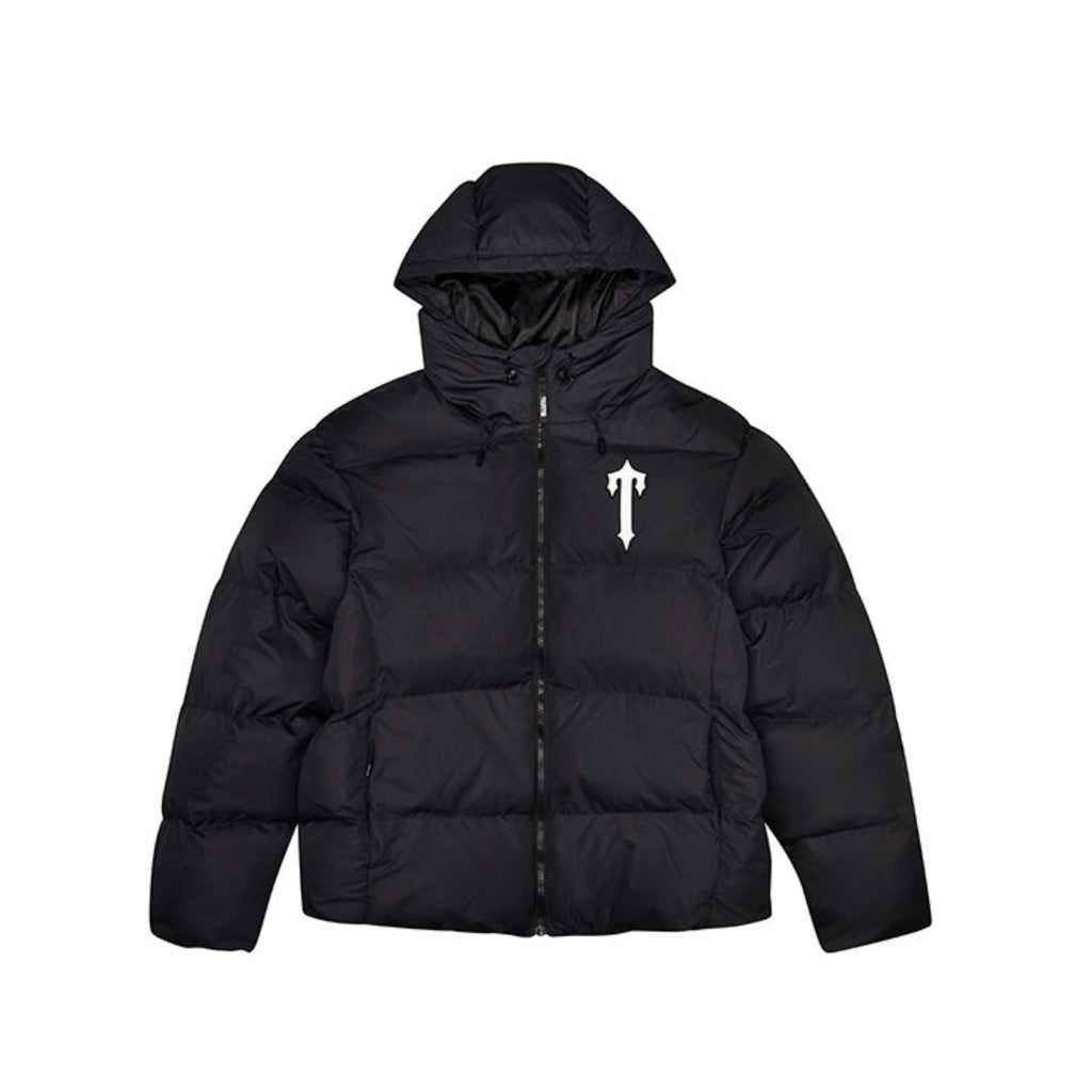 Trapstar Irongate Hooded Puffer Jacket - Black