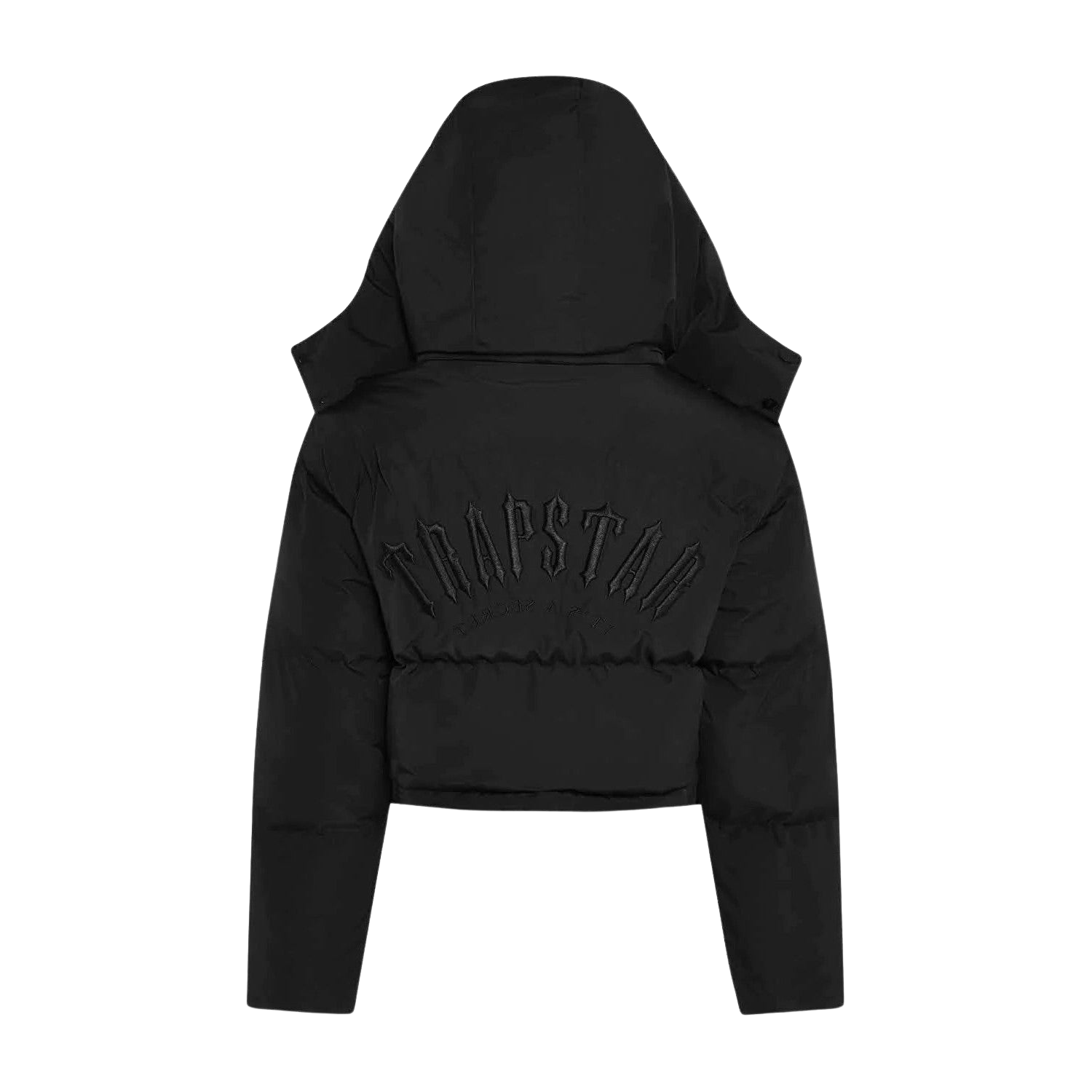 Trapstar Women's Arch AW23 Hooded Puffer Jacket - Black