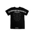 Chrome Hearts Script USA Dagger Logo Black T-Shirt