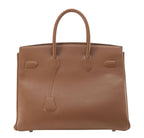 Hermes Shadow Birkin 35 Alezan Evercalf Leather
