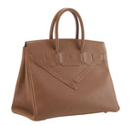 Hermes Shadow Birkin 35 Alezan Evercalf Leather