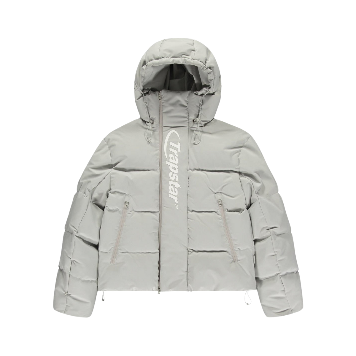 Trapstar Hyperdrive Technical Puffer Jacket - Light Grey
