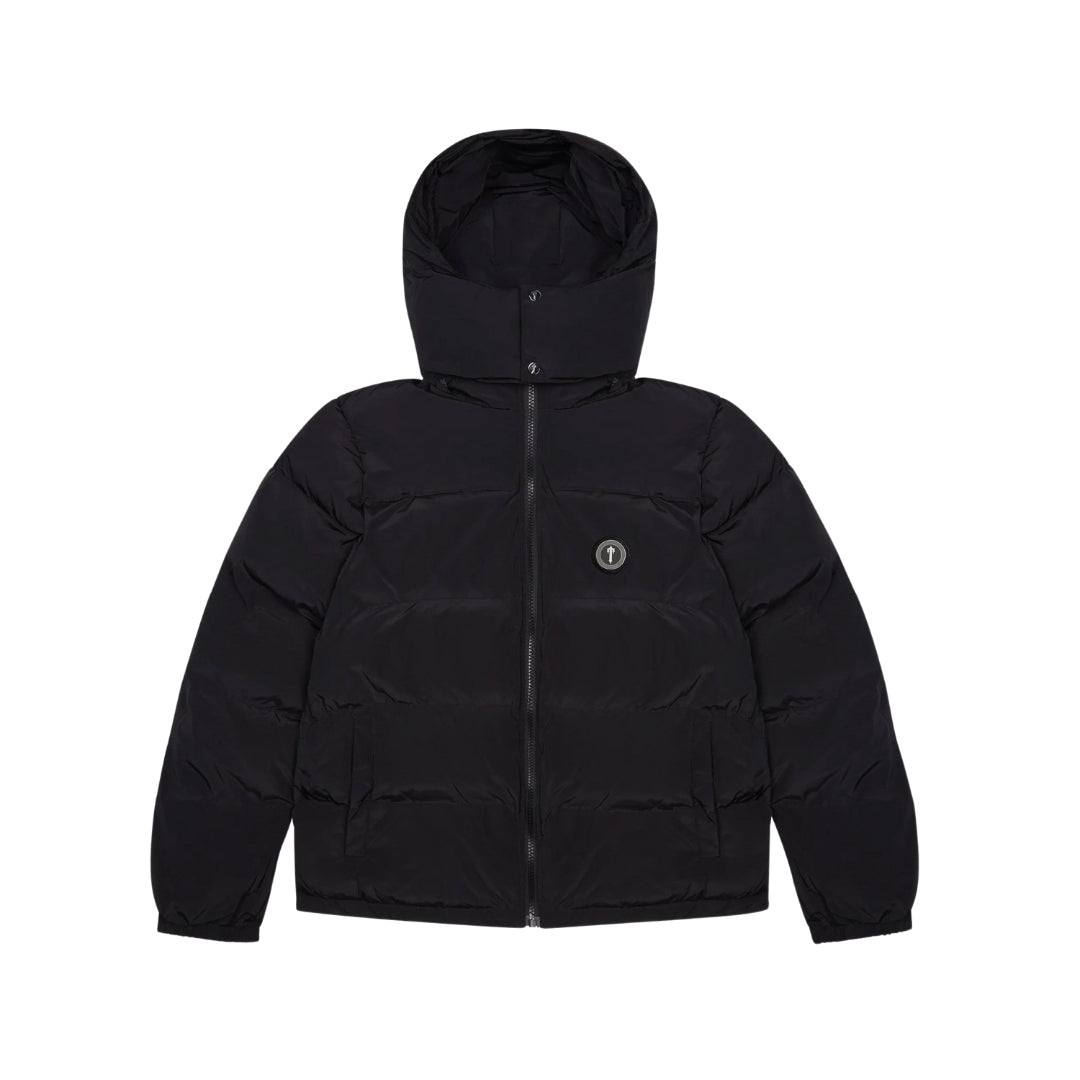 Trapstar Irongate Detachable Hooded Puffer Jacket - Black