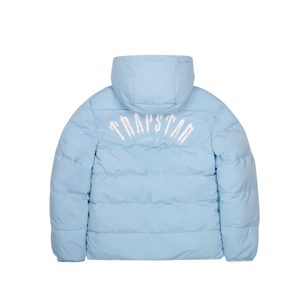 Trapstar Irongate Arch Reversible Puffer Jacket AW25 - Black / Light Blue