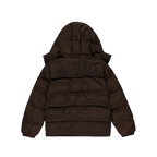 Trapstar Irongate Detachable Hooded Puffer Jacket - Brown