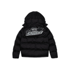 Trapstar Shooters Hooded Puffer Jacket - Black / Reflective