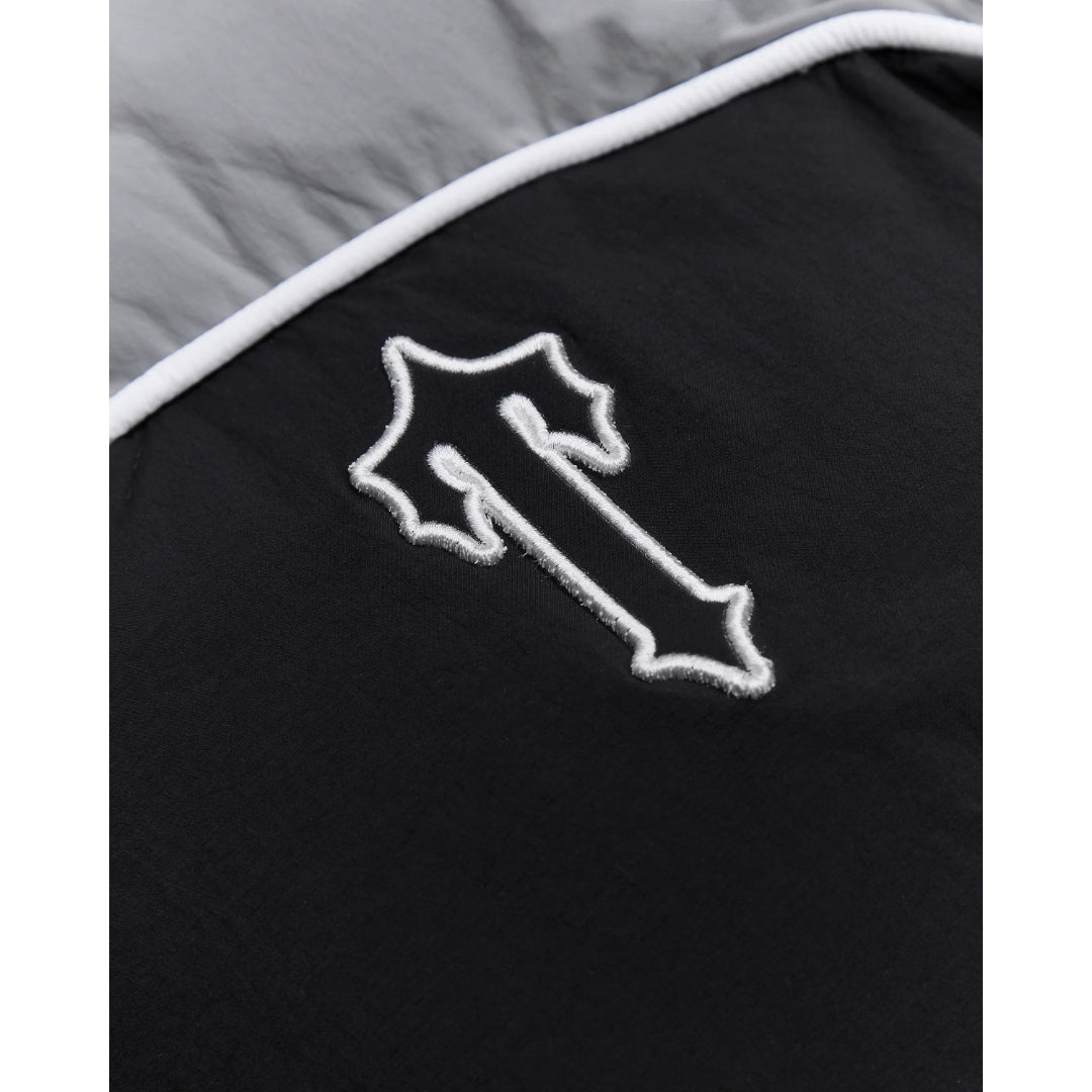Trapstar Irongate Arch Piping Puffer Jacket - Black / Grey