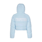 Trapstar Women's Decoded 2022 Hooded Puffer Jacket - Ice Blue