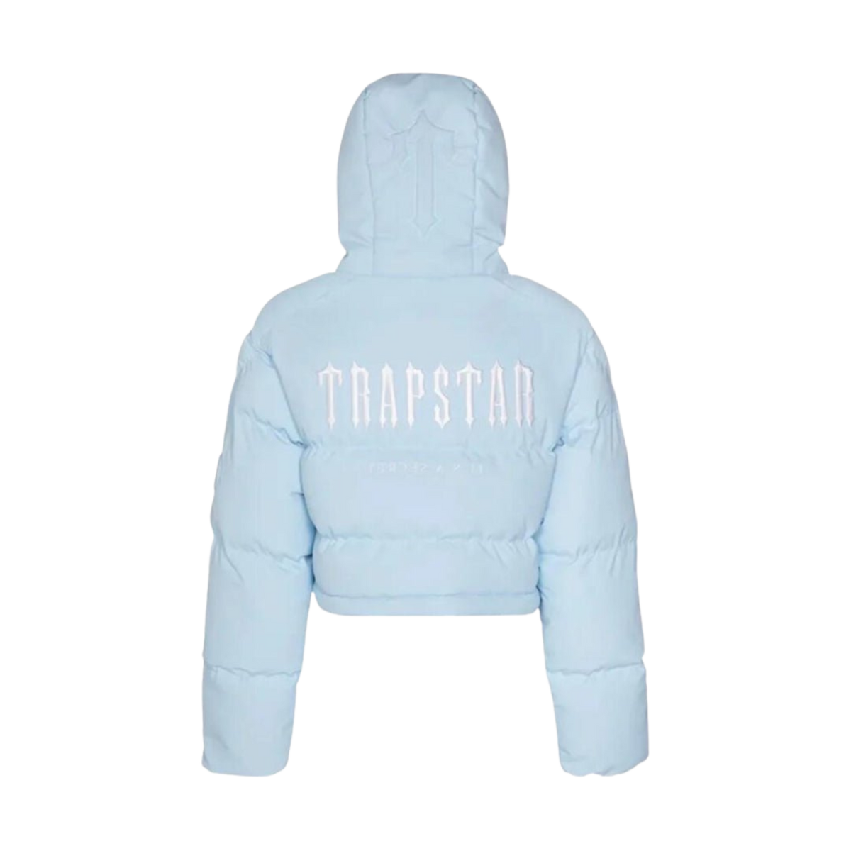 Trapstar Women's Decoded 2022 Hooded Puffer Jacket - Ice Blue