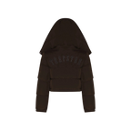 Trapstar Women's Irongate Detachable Hooded Puffer Jacket - Brown