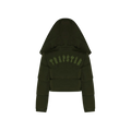 Trapstar Women's Irongate Detachable Hooded Puffer Jacket - Olive