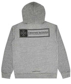 Chrome Hearts Framed Plus Cross Hoodie in Grey