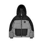 Trapstar Decoded AW23 Puffer Jacket - Black / Grey