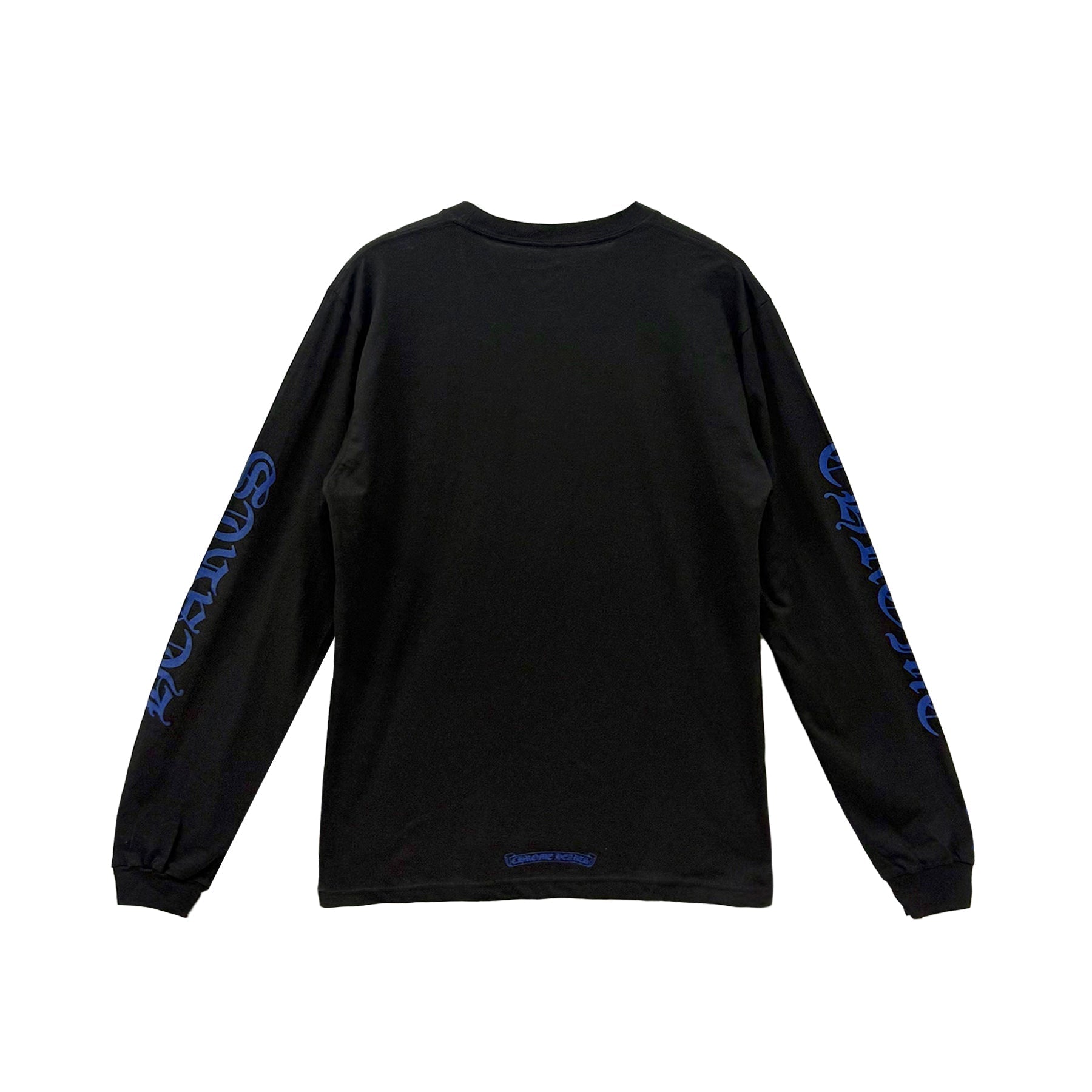 Chrome Hearts Neck Logo Long Sleeve Tee in Black