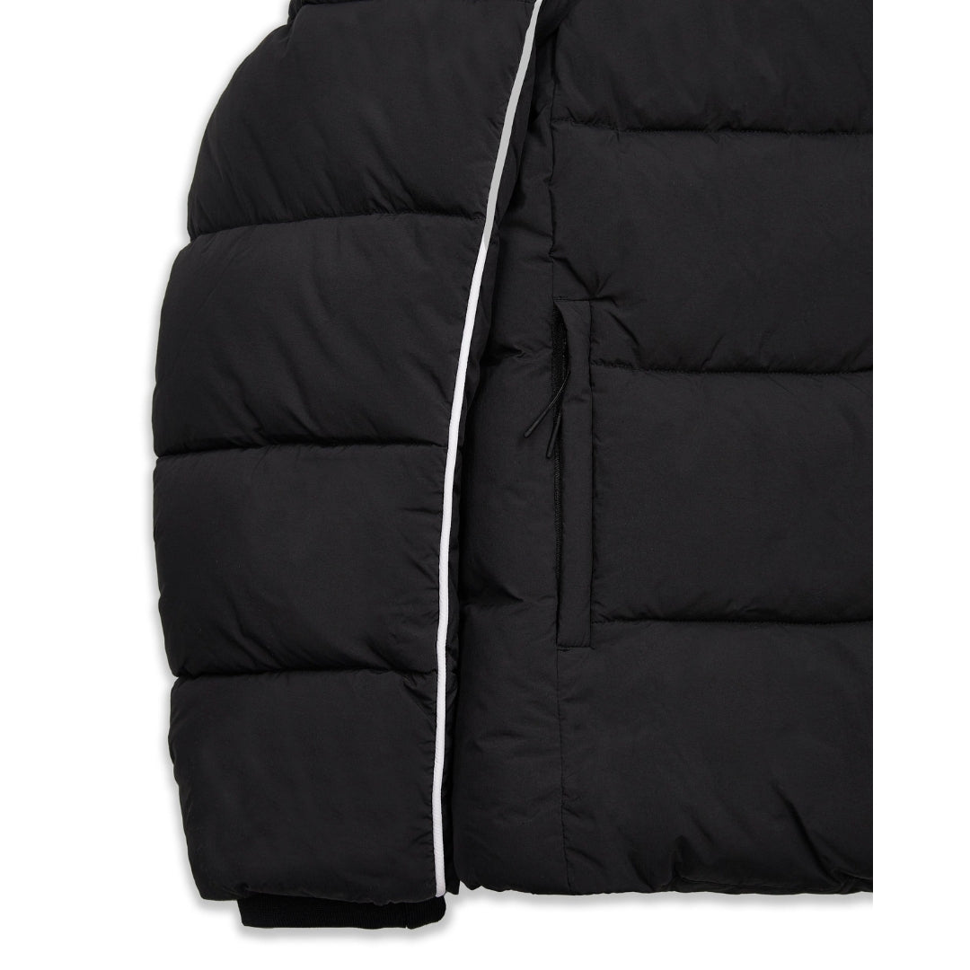 Trapstar Irongate Arch Piping Puffer Jacket - Black / White