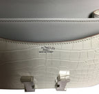 Hermes Constance 18 Bag Beton Alligator PHW