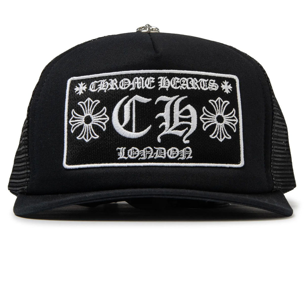 Chrome Hearts CH London Trucker Cap - Black
