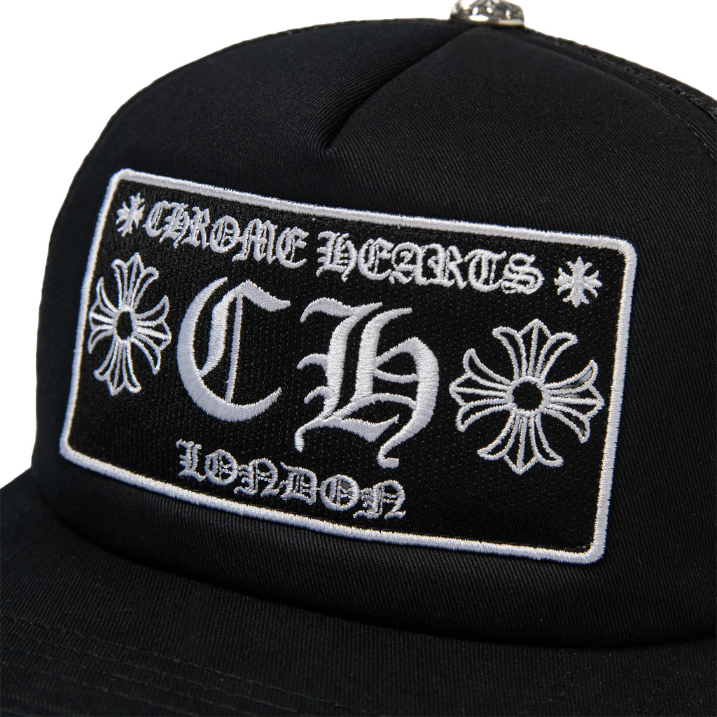 Chrome Hearts CH London Trucker Cap - Black
