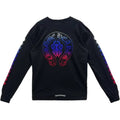 Chrome Hearts Gradient Dagger Horseshoe Logo Long Sleeve Tee - Black Cotton Unisex Streetwear