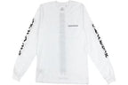 Chrome Hearts Tire Tracks Long Sleeve T-Shirt in White