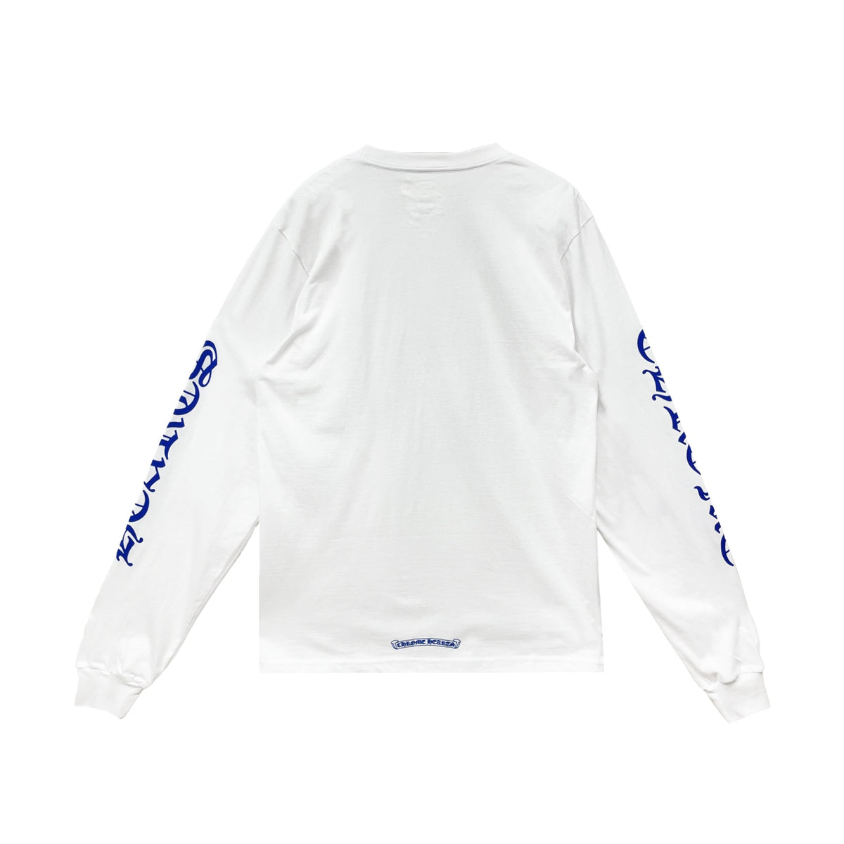 Chrome Hearts Blue Neck Logo Long Sleeve T-Shirt Tee back