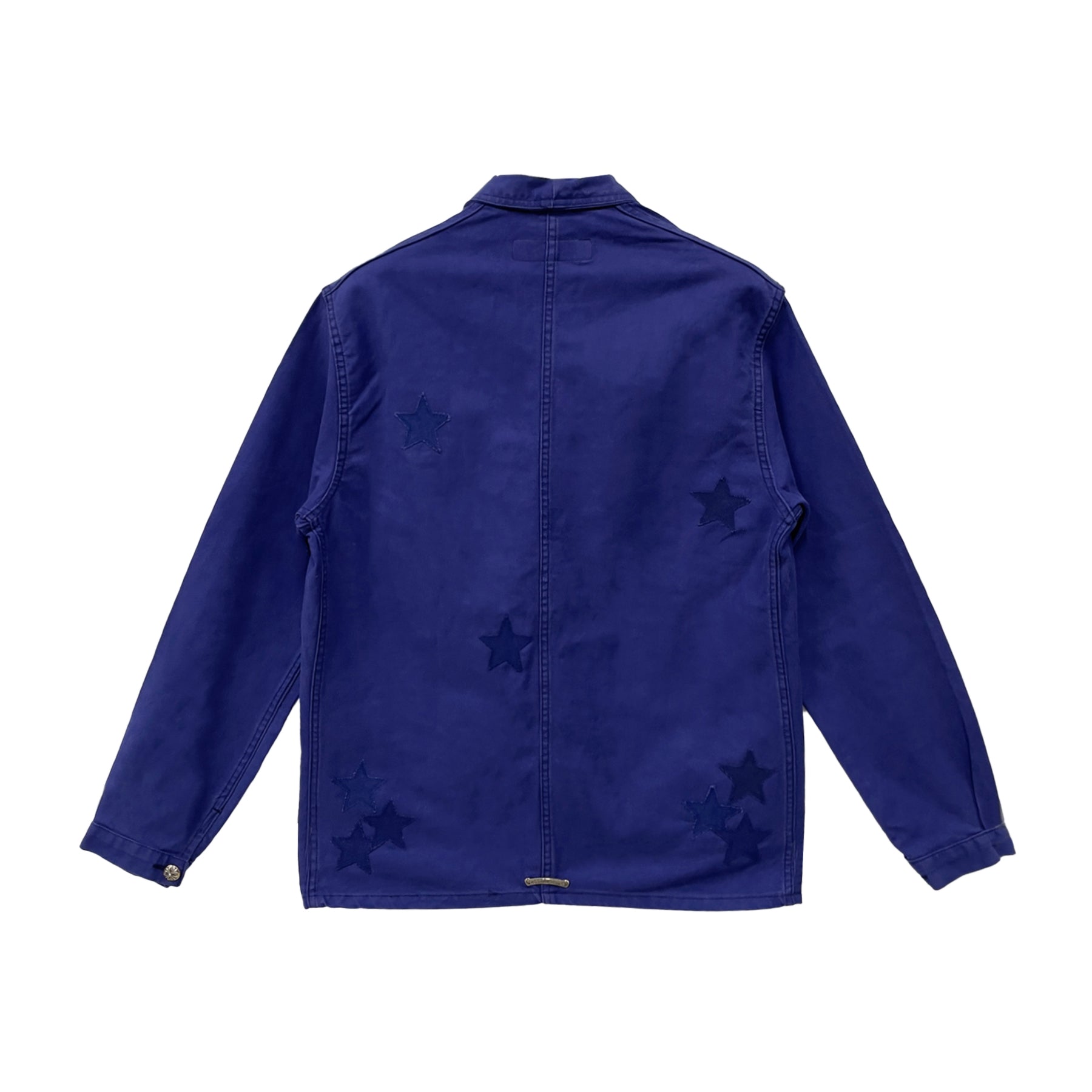 Chrome Hearts Star Patch Work Jacket Blue back