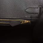Hermes Black Togo Birkin 30cm Rose Gold Hardware