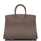 Hermes Birkin 35cm Etain Epsom Palladium Hardware