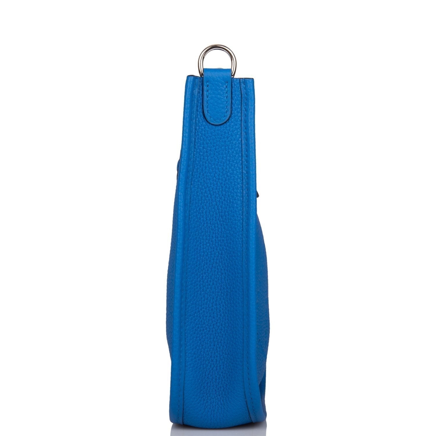 Hermes Bleu Zellige Clemence Evelyne TPM Bag Palladium Hardware