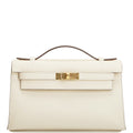 Hermes Nata Swift Mini Kelly Pochette Gold Hardware