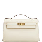 Hermes Nata Swift Mini Kelly Pochette Gold Hardware