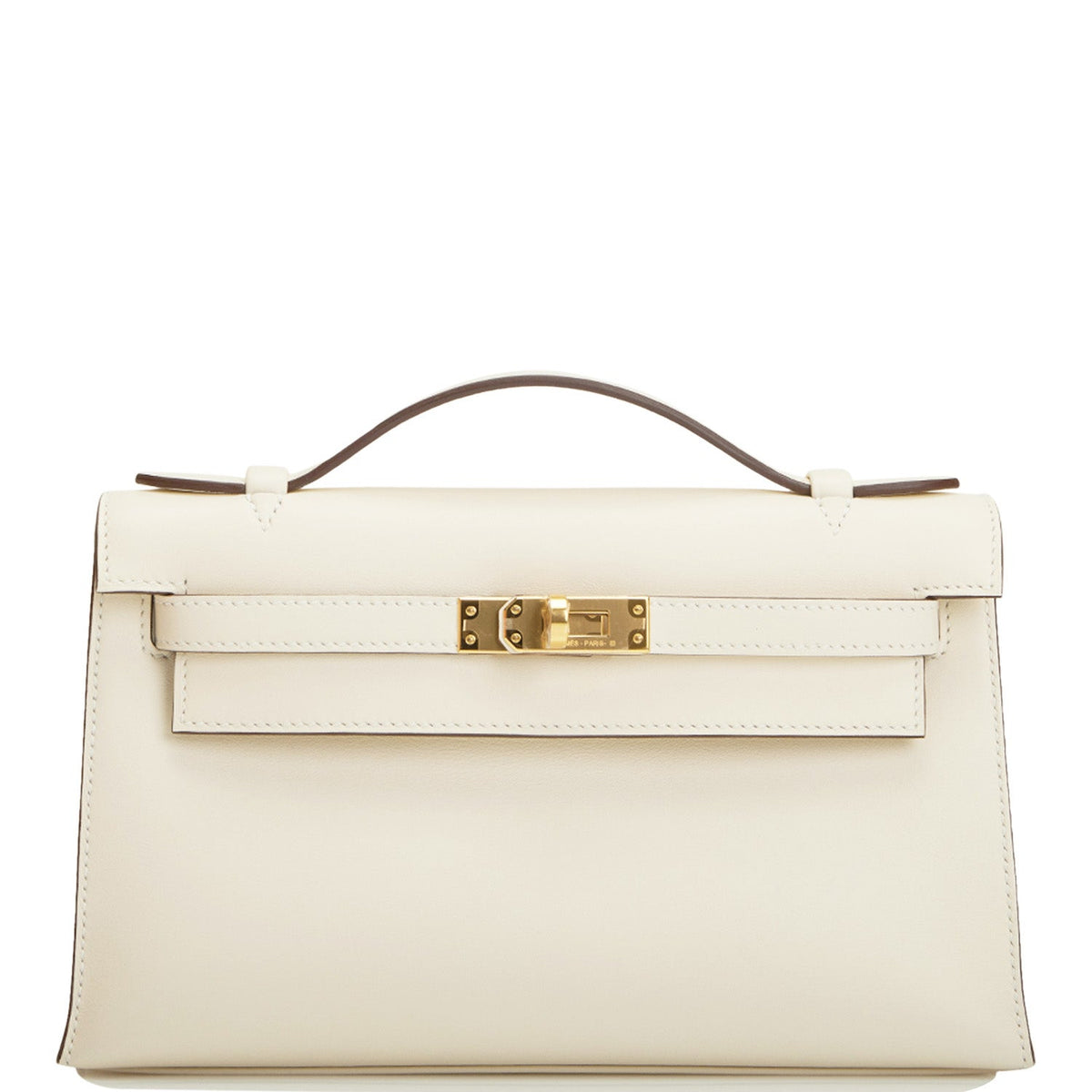 Hermes Nata Swift Mini Kelly Pochette Gold Hardware