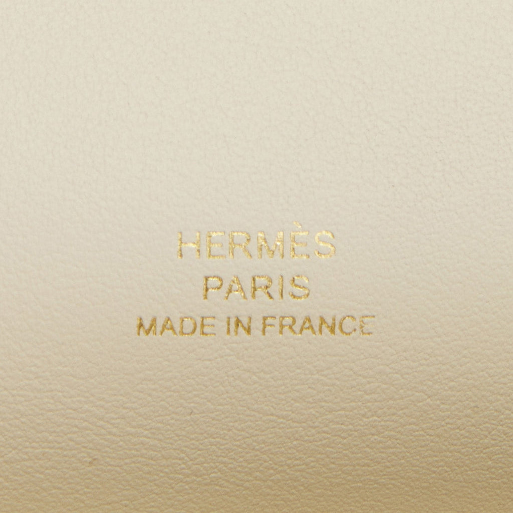 Hermes Nata Swift Mini Kelly Pochette Gold Hardware