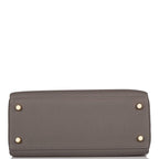 Hermes Etain Togo Retourne Kelly 25cm Gold Hardware