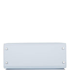 Hermes Bleu Brume Epsom Sellier Kelly 28cm Palladium Hardware