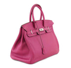 Hermes Birkin 35 Tosca Clemence Leather Palladium Hardware