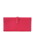 Red wallet on a white background
