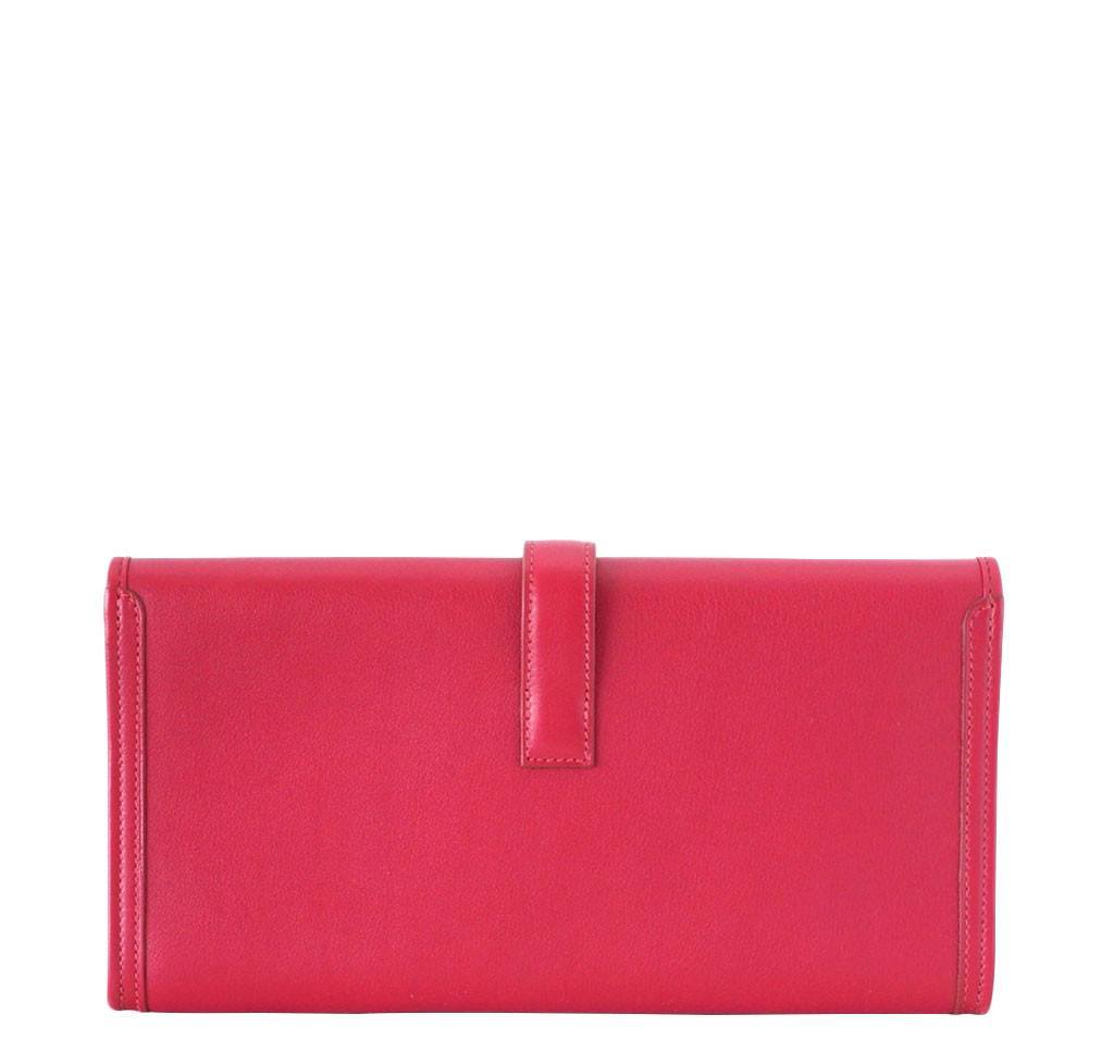 Red wallet on a white background