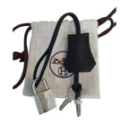 Hermes Kelly 28 Black Togo Leather Palladium Hardware