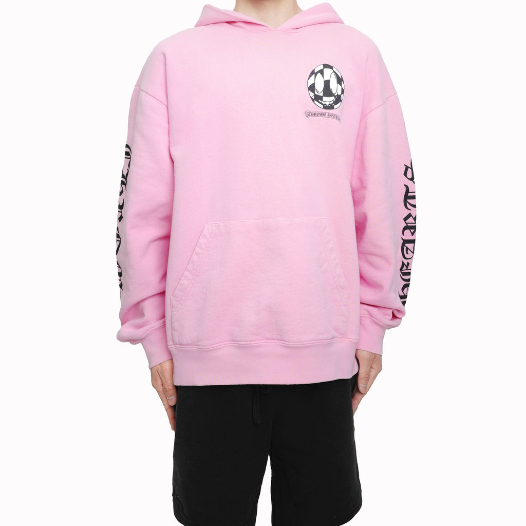 Chrome Hearts Matty Boy Vanity Pullover Hoodie in Pink