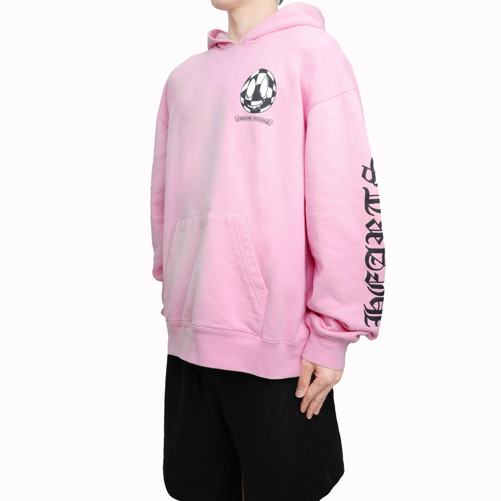 Chrome Hearts Matty Boy Vanity Pullover Hoodie in Pink