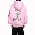 Chrome Hearts Matty Boy Vanity Pullover Hoodie in Pink