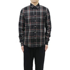 Chrome Hearts Gas Station Plaid Cashmere Black Shirt