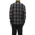 Chrome Hearts Gas Station Plaid Cashmere Black Shirt