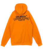 Chrome Hearts 2018 Off White Collaboration Hoodie Orange