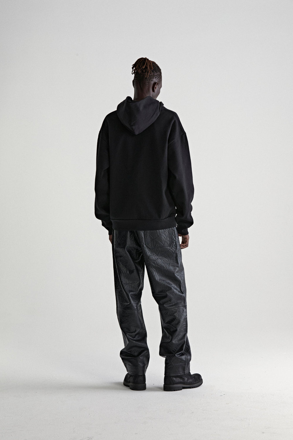 Sp5der Rhinestone Og Web V2 Hoodie - Black