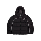 Trapstar Irongate Arch Piping Puffer Jacket - Black / White