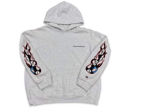 Chrome Hears Matty Boy Brain Hoodie "Heather Grey"