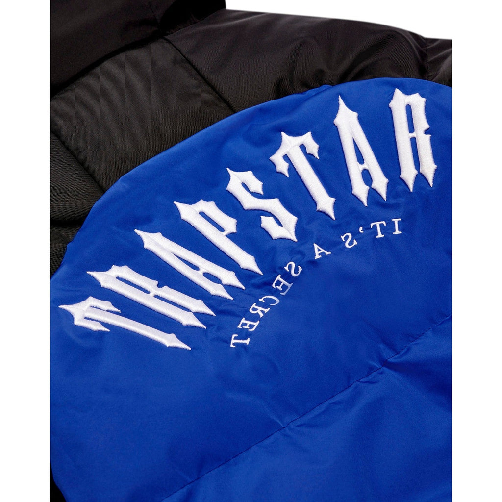 Trapstar Irongate Arch Puffer Jacket AW23 - Blue / Black